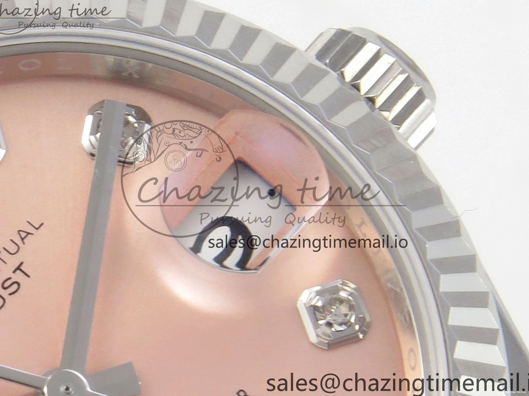 0105 Trendsetting DateJust 31 278274 THBF 1:1 Best Edition 904L Steel RG Diamond Dial on SS Jubilee Bracelet HZ Cal. 3